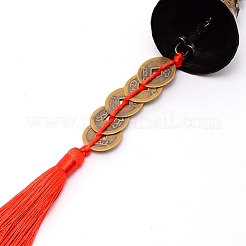 Полиэфирные украшения кисточкой подвесные&nbsp;HJEW-WH0006-44