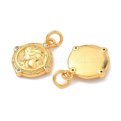 Латунные микро проложить кубического циркония подвески&nbsp;KK-K364-44G