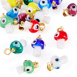 16шт 8 цвета подвески ручной работы лэмпворк&nbsp;LAMP-TA0001-78