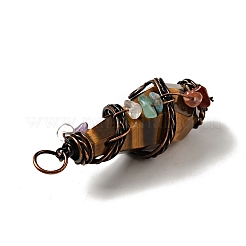 Естественно тигровый глаз отметил большие кулоны&nbsp;G-G860-03R-05