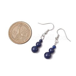 3 пара 3 стилей натуральный лазурит EJEW-JE06133