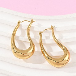 Серьги-кольца из нержавеющей стали 304&nbsp;LS-EJEW-M105-06G