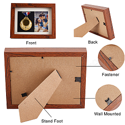 Cadres photo en bois naturel&nbsp;DJEW-WH0038-73B