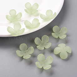 Матовые акриловые колпачки из бисера&nbsp;MACR-S371-06A-728