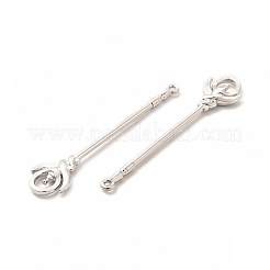 Стойки обшивки сплава большие кулоны PALLOY-E025-15P