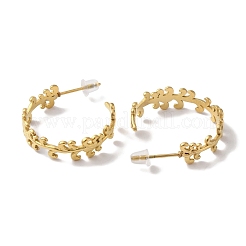 201 серьги-гвоздики из нержавеющей стали EJEW-B059-10G