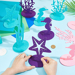 Фетровые витринные украшения серии «Океан»&nbsp;DJEW-WH0058-39