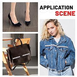 Прямоугольная пластиковая бисерная отделка DIY-WH0656-36A