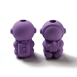 Прорезиненные бисера стиль акриловые OACR-E016-09