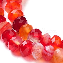 Натуральный полосатый агат / полосатые агатовые бусы G-E605-A02-01E