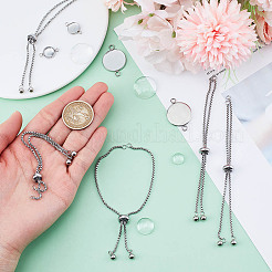 Набор для изготовления браслетов-слайдеров из нержавеющей стали 304 своими руками&nbsp;DIY-GO0002-46