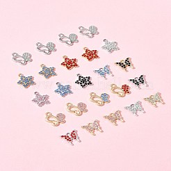 24 шт. 6 стиля подвески из сплава для стойки с покрытием FIND-FS0003-09