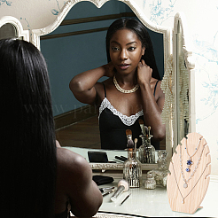 Деревянные стойки для ожерелий NDIS-WH0001-11