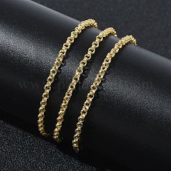 Colliers à double maillon en laiton de 2 mm pour femmes&nbsp;KK-CBA2293-18G
