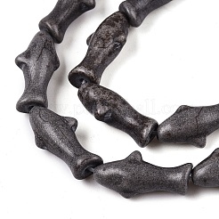 Синтетических нитей бирюзовые бусы UNKW-T001-04