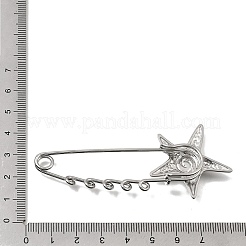 Broche en forme d'étoile de mer avec spirale&nbsp;SA-CBAB767-06A-P