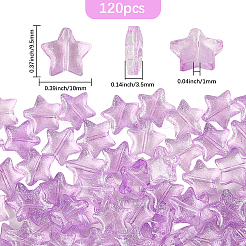 120шт ручной работы бусины лэмпворк&nbsp;LAMP-PA0001-15C