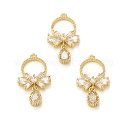 Подвески из прозрачного стекла&nbsp;KK-P228-15G