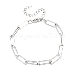 Браслеты-цепочки из нержавеющей стали 304 для женщин&nbsp;BJEW-G775-01P