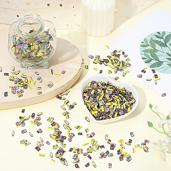 100 g Cabochons aus Polymer-Ton zum Schulanfang&nbsp;CLAY-SC0002-80