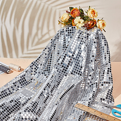 Tissu polyester à paillettes&nbsp;AJEW-WH0348-452B