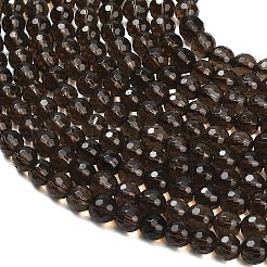 Природный дымчатый кварц нитей бисера&nbsp;G-C280-B09-6mm