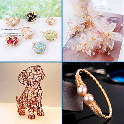 Круглая медная проволока для бисероплетения для изготовления украшений YS-TAC0004-0.5mm-06