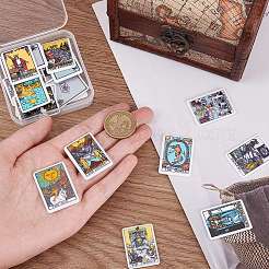 18шт 18 стильные печатные непрозрачные акриловые подвески&nbsp;SACR-SC0001-24