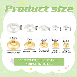 160шт 10 стильные латунные бусины KK-BC0013-01