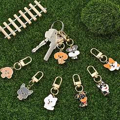 Decorazioni pendenti in lega smaltata 8 pz&nbsp;HJEW-YW00420