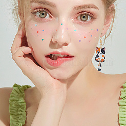 42 шт. 7 цвета светло-золотой эмалевой подвески из сплава с покрытием ENAM-OC0001-17