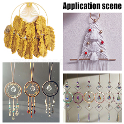 10 шт. железное кольцо для самодельной плетеной сети/паутины с перьями&nbsp;IFIN-SP0001-56B-KCG