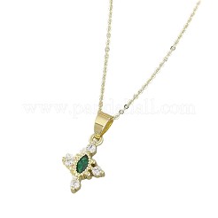 Комплект украшений из латуни с микропаве из кубического циркония FS-WG607C5-01