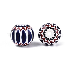 Handgefertigte Millefiori-Glas-Unterlegscheibe-Perlen&nbsp;LA-N002-13A