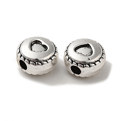 Сплавочные овальные бусины тибетского стиля  PALLOY-P302-09B-AS