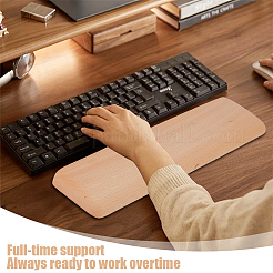 Деревянная подставка под запястье для клавиатуры&nbsp;AJEW-GA0009-52