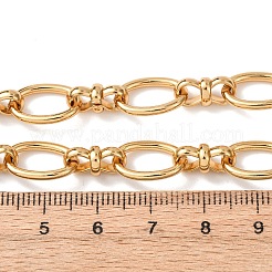 Женские ожерелья из овальной цепочки из нержавеющей стали 304 толщиной 10 мм&nbsp;NJEW-G194-04G