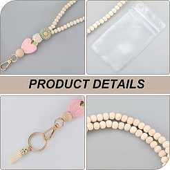 Ремни для сумок из дерева&nbsp;AJEW-WH20072-29C