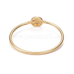 Браслеты из латуни с микропаве из кубического циркония&nbsp;BJEW-E071-17G-02