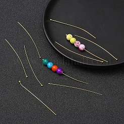 100 шт. Латунные булавки с шаровой головкой KK-YW0002-42G