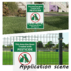 Уф-защищенный и водонепроницаемый алюминиевый предупреждающие знаки&nbsp;AJEW-WH0111-H11