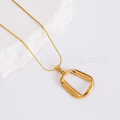 Винтажные трапециевидные подвески из нержавеющей стали 304 WL0350