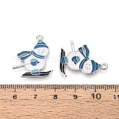 Подвески в виде снеговика из эмалированного сплава для покрытия стеллажей&nbsp;ENAM-T024-78A-P