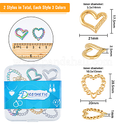 12 шт. 6 соединительных кольца из нержавеющей стали 304&nbsp;STAS-DC0011-03