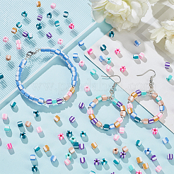 9 нитка 9 цвета бусины из полимерной глины ручной работы CLAY-NB0001-72