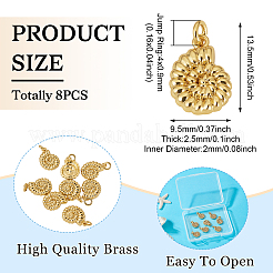Латунные подвески с покрытием 8шт&nbsp;KK-TA0002-60