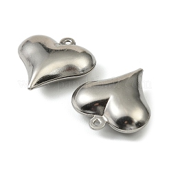 Подвески из нержавеющей стали 304. Подвеска в форме сердца STAS-A190-02B-P