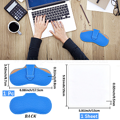 1 funda para gafas de piel sintética.&nbsp;AJEW-CN0005-70D