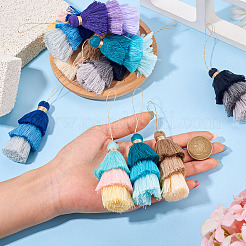 12 stücke 6 arten nylon gewinde quaste große anhänger dekorationen&nbsp;FIND-TA0009-18