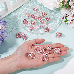 20 Stück Haaraccessoire aus Polyester und Strassen für Mädchen&nbsp;OHAR-TA0001-17
